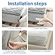Doksvp 4 Stück Spannbettlaken Halter Lakenspanner Set, Bettlaken Spanner Halter Gegen Verrutschen, Sheet Fasteners Bed Sheet Clips, Heavy Duty Bettlakenbefestigungen, mit Feste Clips, für Bettwäsche