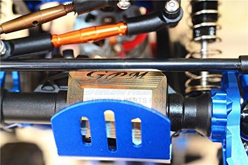 GPM For Traxxas TRX-4 Trail Defender Crawler/TRX-6 Merc-Benz G63 Upgrade Parts Brass Front/Rear Gearbox Cover - 1Pc Set