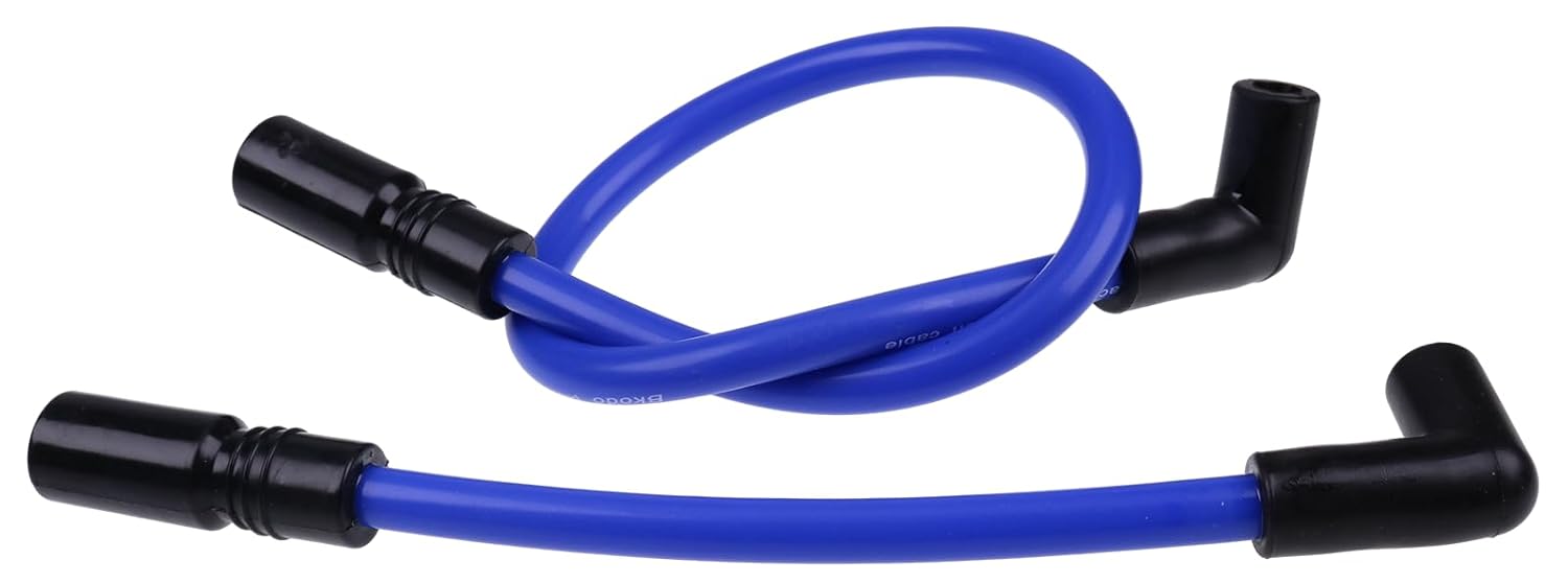 Solarhome Spark Plug Wire Kit DYNA-409BL Compatible with Harley Davidson Big Twin FXD Dyna 2000-17 Softail 1999-2017
