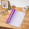 AMAZINGHOME Purple Permanent Vinyl Roll with PET Backing - 30.5 x 170 cm Self Adhesive Vinyl for Silhouette Easy Weed & Bubble Free #1