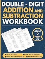 Double Digit Addition and Subtraction Workbook with Answers.: Daily Practice of Reproducible Grade 2 Two Digit Math Worksheets. Timed Test Math ... Homeschooling, and For Kids Ages 5 - 8. B0CP953Z8L Book Cover