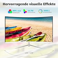 Z-Edge 27 Zoll Curved Monitor 100Hz VA Panel 1080P 99% sRGB HDMI VGA – Ansicht 4