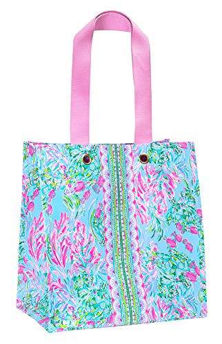Lilly Pulitzer Market Shopper Bag Best Fishes Cover