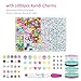 5 Boxes Bracelet Making Kit Pony Beads, 96 Colors 6x9mm 3500Pcs Kandi Rave Beads for Bracelets Friendship Plastic Bead with 800Pcs Letter Bead Arts and Crafts for Kids Adults Keychain Jewelry Making