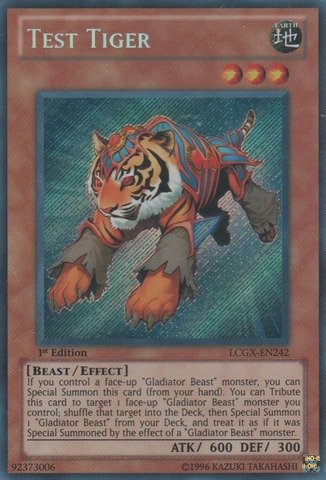 Crystal Beast Topaz Tiger Super Yugioh | Meses Sin Interés