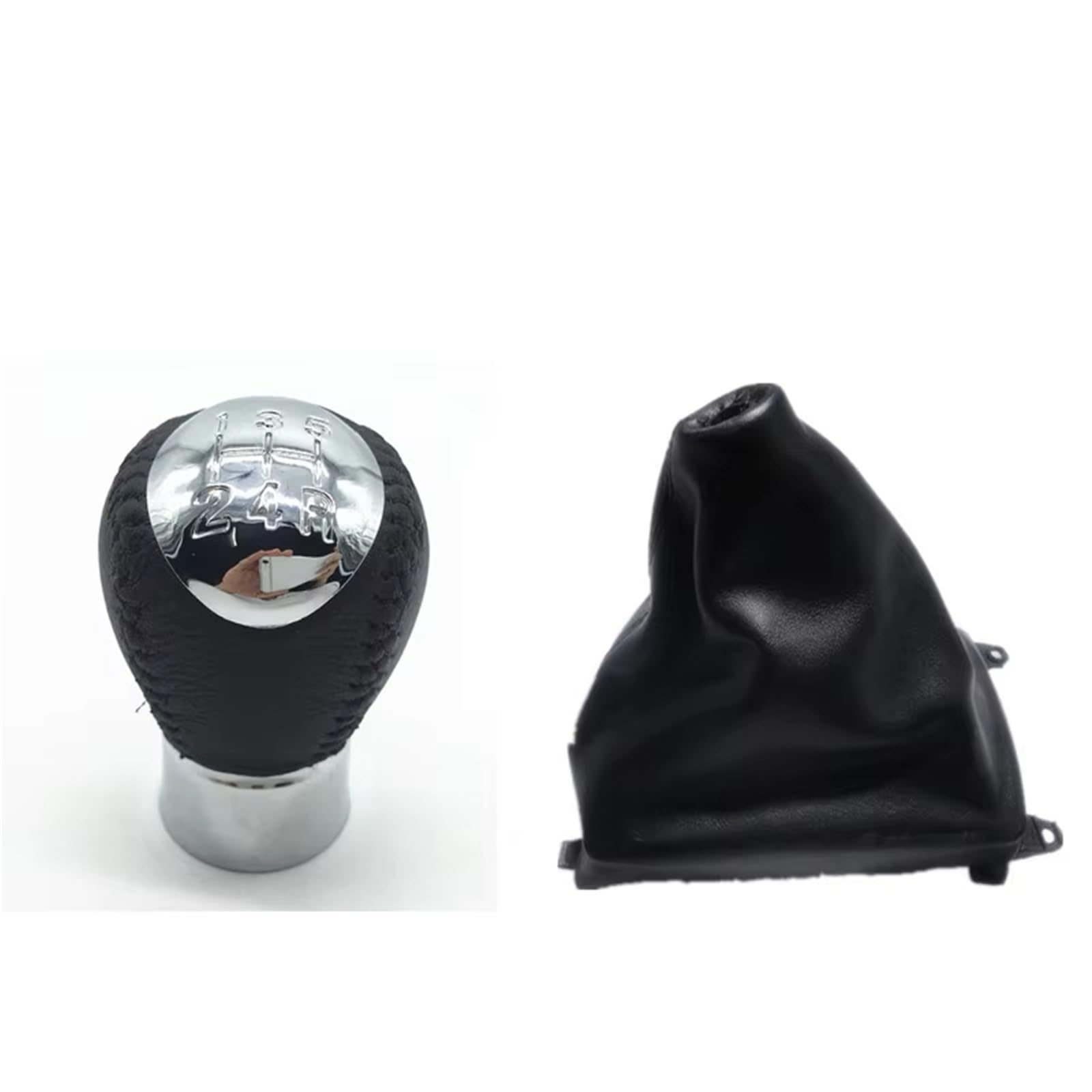SADETTB Compatible with Mazda for 6 M6 2002 2003 2004 2005 2006 2007 5 for Speed Gear Lever Shift Knob with Boot Case Car Parts