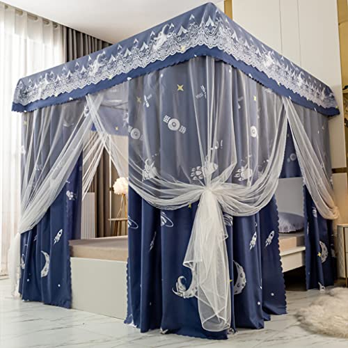 Mosquitero para cama de princesa con protección total contra insectos en dormitorios 2