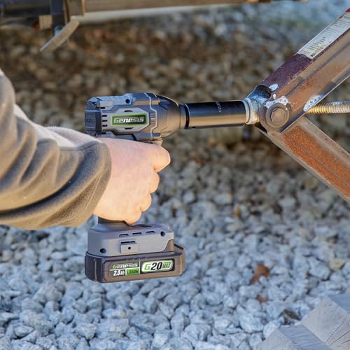Genesis 20V Brushless Impact Wrench Kit