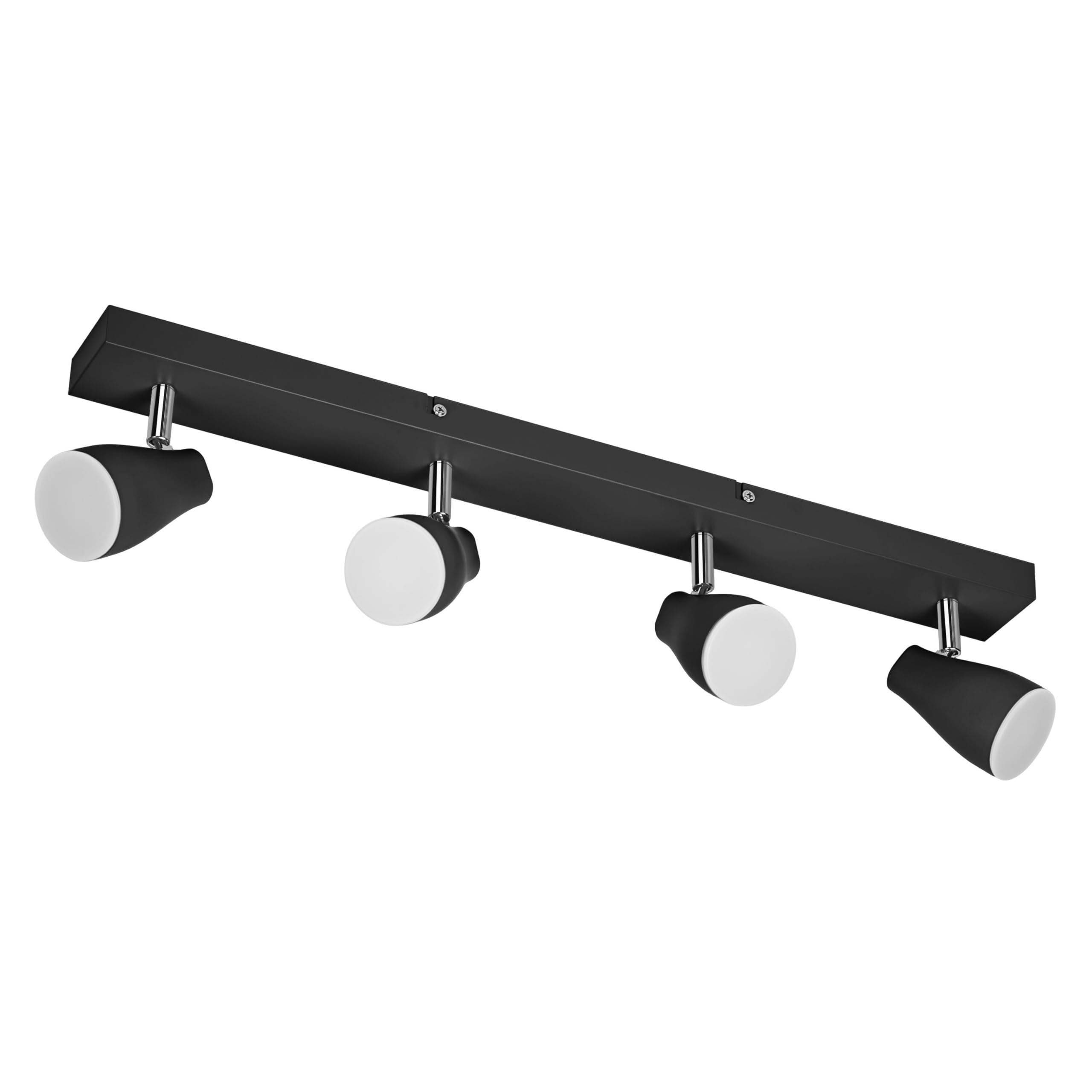 LEDVANCE LED Punktowe 600 mm, Czarny, 17.2 W, 840 LM, Oferuje Ukierunkowane Światło o Ciepłym Białym Jasnym Kolorze, z Elastycznym Światłem Reflektorów Gu10, 2700K