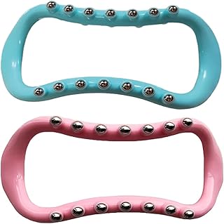 GANMFOYC 2 pieces of new yoga ring Pilates ring fascia stretching ring trainer, used to train thighs, abdominal muscles and legs, very suitable for yoga, Pilates, strength equipment stretching