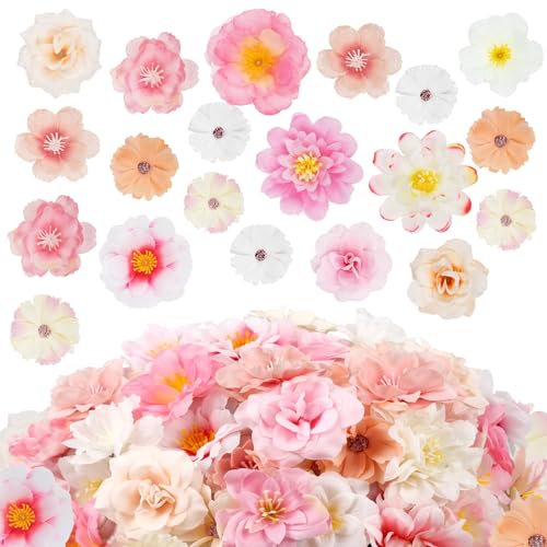 N&T NIETING 50PCS Artificial Flowers Heads