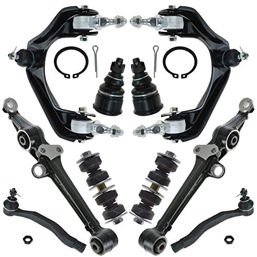TRQ Front Control Arms Ball Joints Tie Rods & Sway Links Kit for Honda Acura