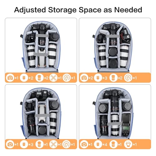 Mochila para cámara profesional impermeable 15-16 pulg miniatura 3
