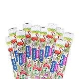 Aba Group Profi-Nagelfeile Halbmond für Gel- und Acryl-Nägel, perfekt für natürliche Maniküre, in einer Verpackung aus biologisch abbaubarer Folie 10 Stück (Sicheres Paket 180/240 Slim)