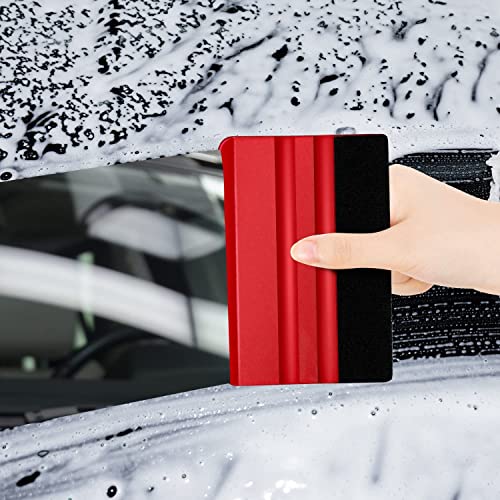 20 Pack Vinyl Wrap Squeegee 4 Inch / 6 Inch Felt Edge Squeegee Window Film Squeegee Decal Applicator Tool - Foto 11