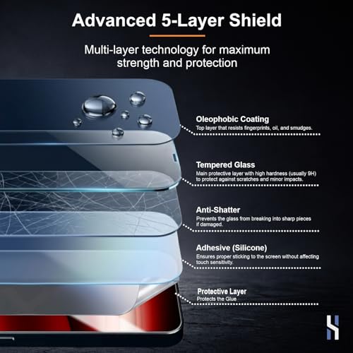 Image of Tempered Glass for Nothing Phone 2A | 2A Plus (6.7 Inch) Military Grade 9H Screen Guard, Anti-Scratch, Shatterproof, Edge-to-Edge Full Coverage - Black Border