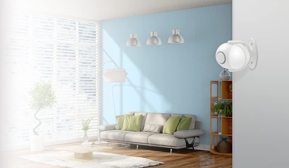 Metronic 495726 - Sirena Inteligente Wi-FI con Sensor de Movimiento inalámbrico Infrarrojos para casa, Oficina, Comercio, Alarma Sonora 100dB, Volumen Ajustable, función SOS