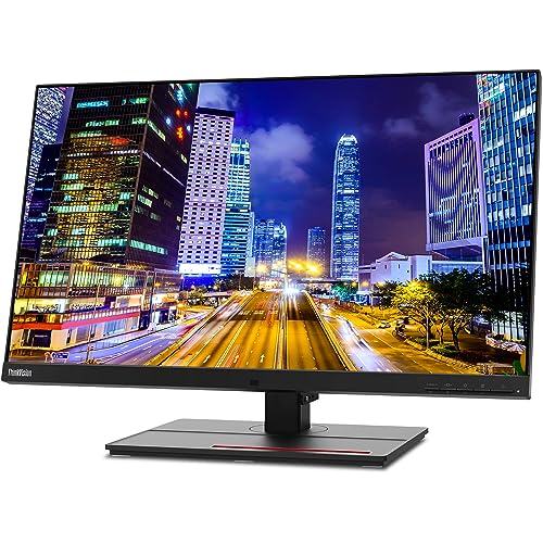 Image of Lenovo ThinkVision P27u 27-inch 3840 x 2160 LED Backlit Ultra HD 4K LCD Monitor, 2-Pack Bundle with HDMI, DisplayPort in & Out, Daisy Chain Ready, Dock, USB-C, USB Hub, Integrated Speakers
