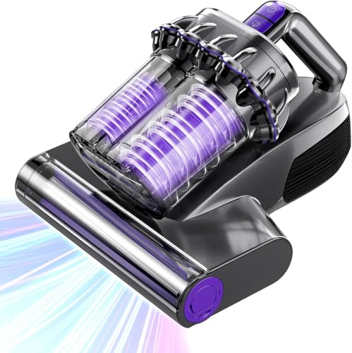 Mattress Vacuum Cleaner, 16Kpa Bed Vacuum Vleaner 253.7nm UV-C Li...