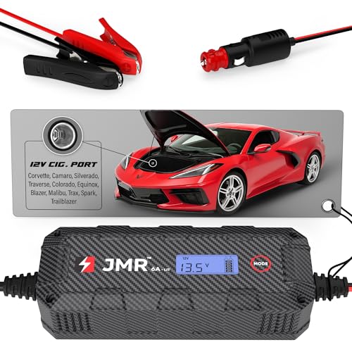 JMR 12V Battery Charger for Chevrolet 12V Cig. Port Add Lithium Mode
