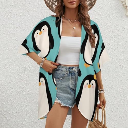 2025 Women's Girls Summer Cardigan Open Front Short Sleeve Cover Ups2