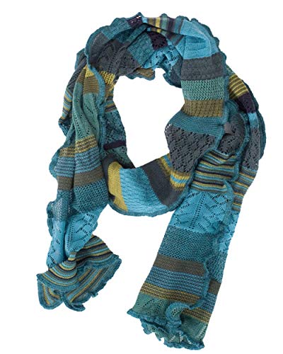 Invero, Merino Schal Manu, 100% Wolle (Petrol)