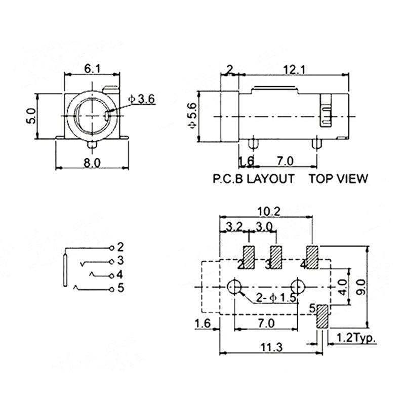 Create Idea 20 Stück 3,5-mm Klinkenstecker – 4-polig, Stereo, Für Mikrofon, Kopfhörer & Audio-Geräte