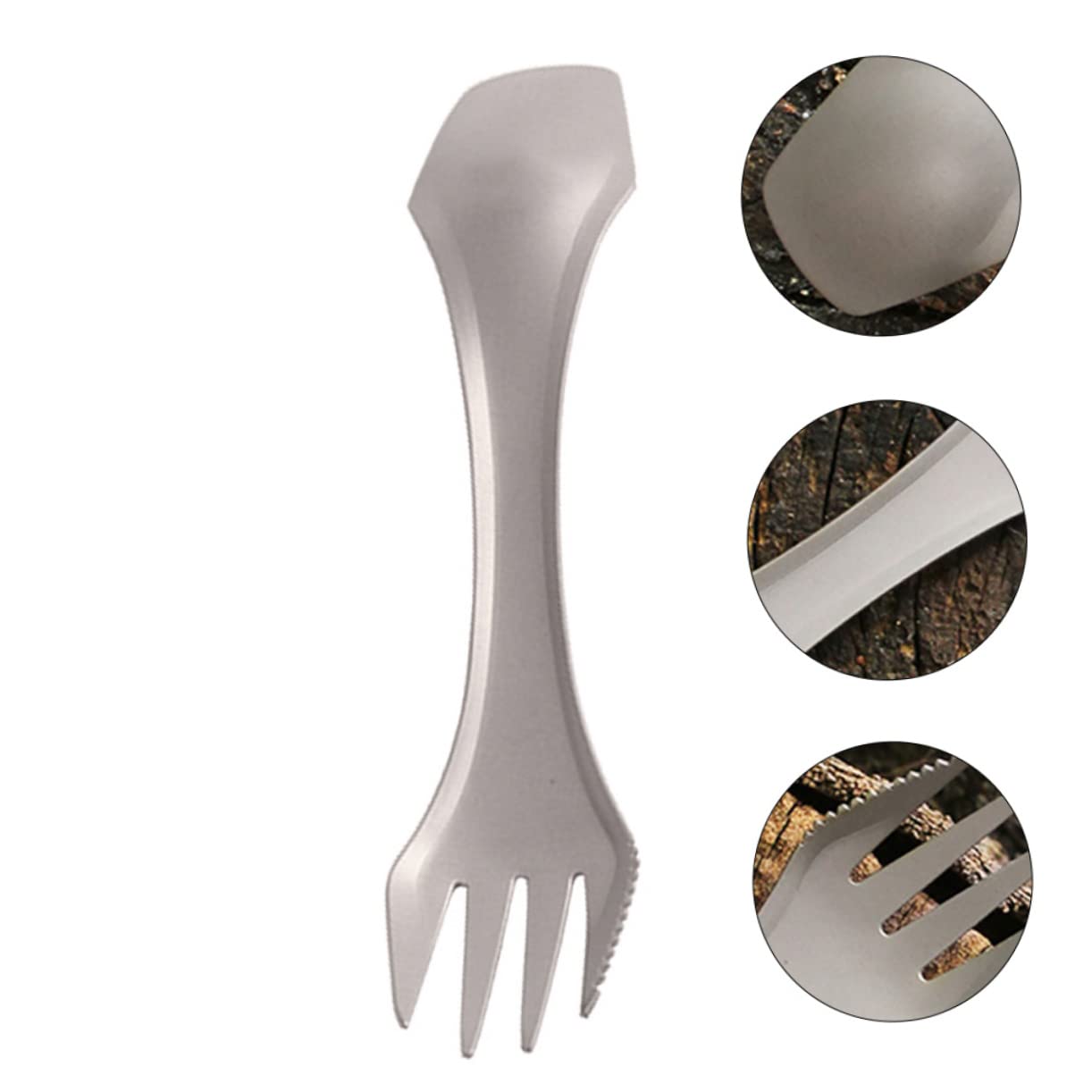 BESTonZON Multifunctional Spork Utensil Camping Fork and Spoon for Travel Hiking and Outdoor Dining Portable and Dishwasher Safe for Easy Cleaning