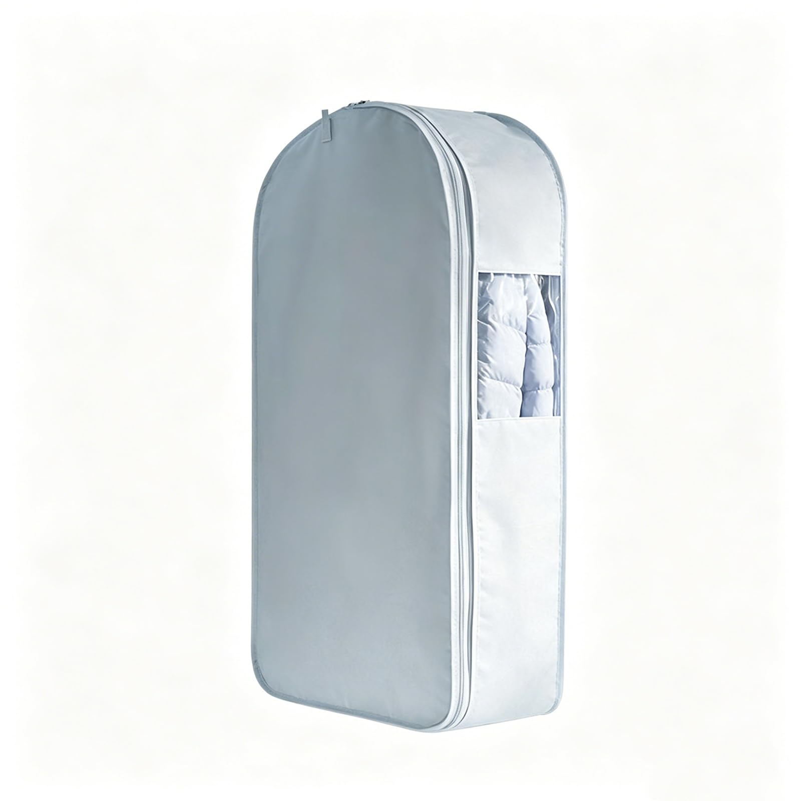 Space Saving Hanging Garment Bag with Zipper, Hanging Dust Cover for Clothing, Dust Cover Clothes Bags for Down Coat, Suits(Blue,58 * 40 * 90cm/23 * 16 * 35in)