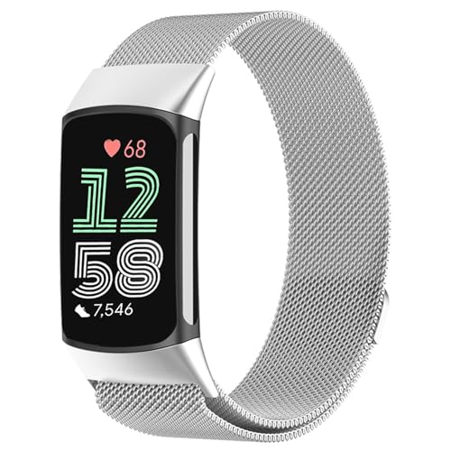 pxg For Fitbit Charge 6oh poh XeX| Charge 6 Ήxg uXbg xg jp iK߉\ (Vo[)