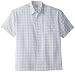 Haggar Men's Big-Tall Short Sleeve Microfiber Bright White