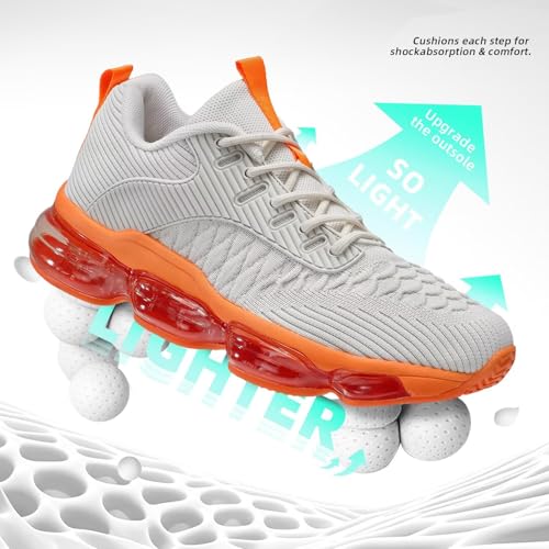 Image of Kapsen Womens Walking Running Shoes Air Cushion Breathable Fashion Tennis Sneakers Mesh Workout Casual Athletic Sports Gym