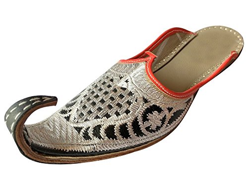 Moroccan Traditional Babouches Slippers for Men Handmade Leather Khussa