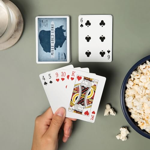 Baraja de póker Mille Lacs Lake, 52 cartas para adultos miniatura 2