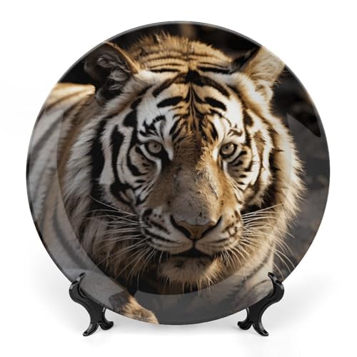 Plato decorativo de porcelana Bone China 6 pulgadas miniatura 1