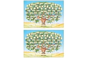 Family Tree Charts to Fill In - Perfect for Genealogy Enthusiasts