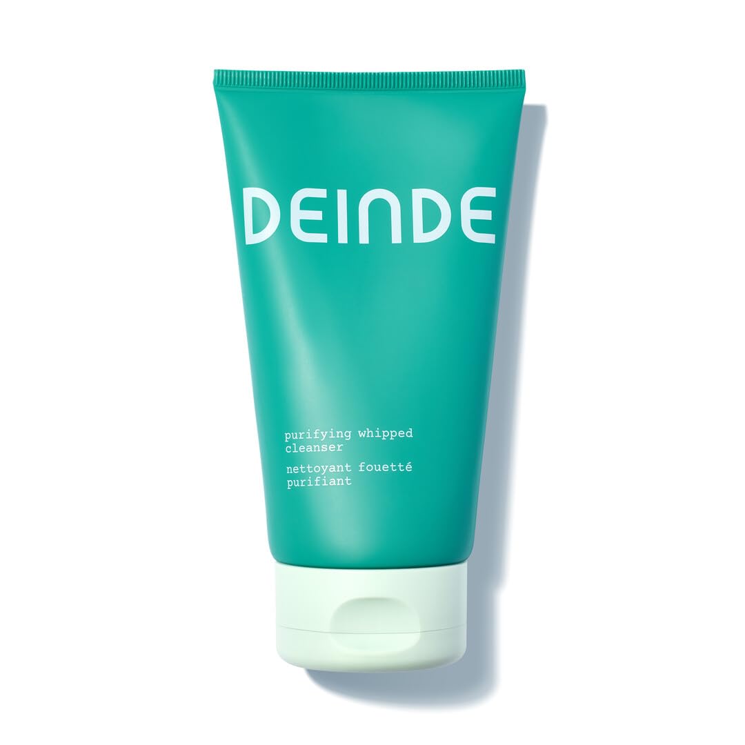 DEINDE Purifying Whipped Cleanser for a Deep Clean While Maintaining Skin's Barrier. Non-Drying, Non-Stripping, Lush, Microfoam Face Wash for All Skin