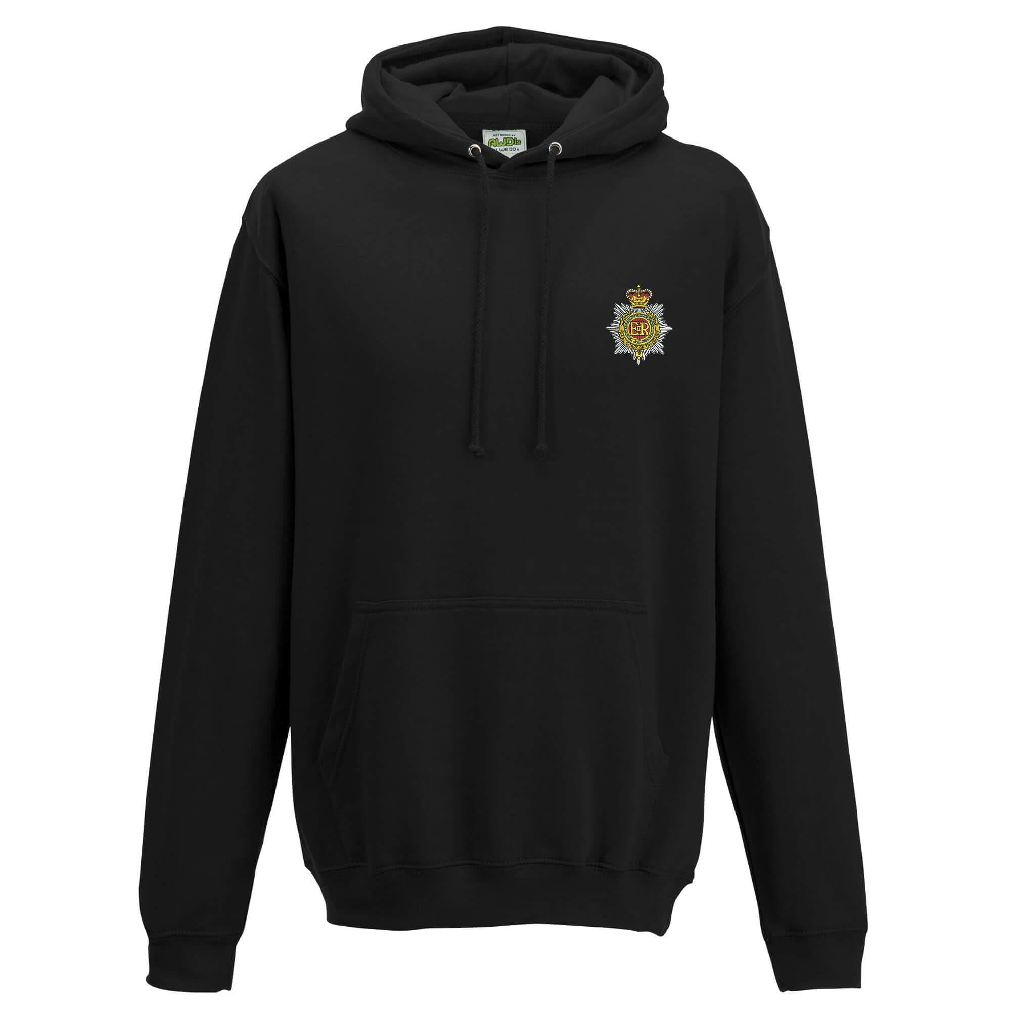 The Military Store Men's Black Royal Corps Of Transport Embroidered Hoodie, X Large