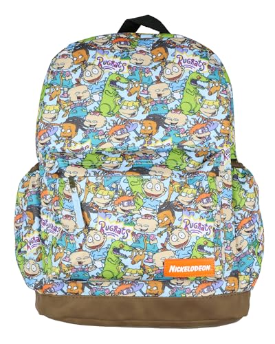 Nickelodeon Rugrats Chuckie Tommy Angelica Travel School Dual Compartment Backpack For Daily Use2