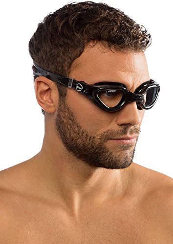 CRESSI Right Goggles Clear/Clear - Schwimmbrille Erwachsene für Schwimmen, Pool und Wassersport, Anti-Fog 100% Anti UV, Klar/Klar - Klar Gläsern, Einheitsgröße