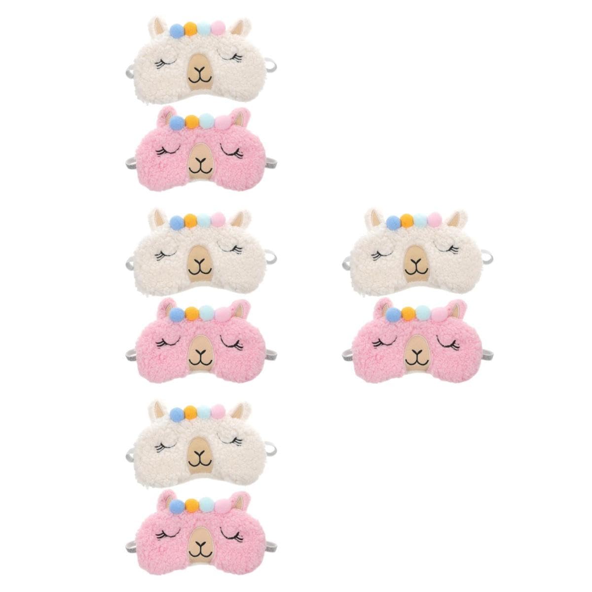 4 Sätze Augenklappe Zum Schlafen Augenmaske Zum Schlafen Schlafmaske Masken Unter Augenklappen Augenmaske Für Abdeckung Graphen-augenmaske Sherpa 2 Stück * 4 FRCOLOR