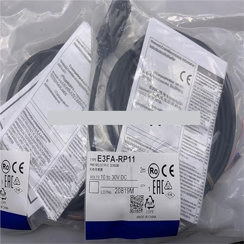 Sensor E3FA-RN12 de alta precisión óptica NPN con salida de cable flexible 4