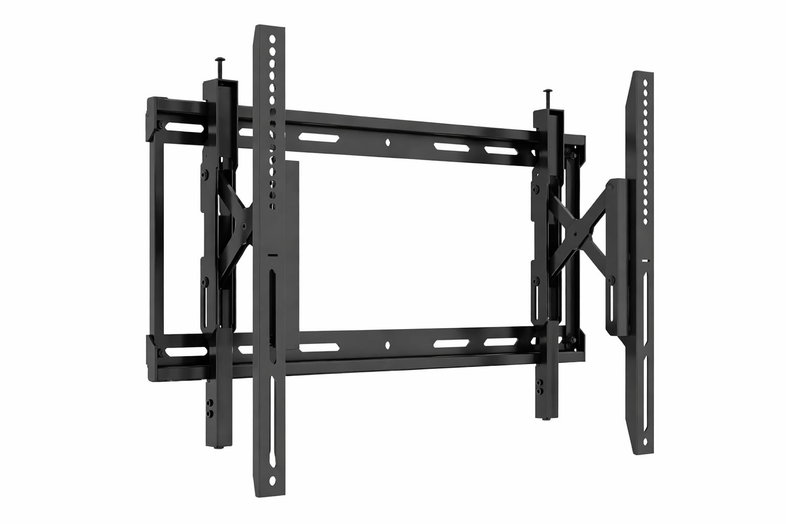 Multibrackets Push-Out600 Soporte de Pared inclinable Universal 43″-86″, VESA hasta 600×400, Sistema Push-out Extensible 15 cm, Ajuste Fino y Lateral, hasta 60 kg.