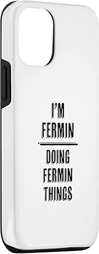 Vista 3 de iPhone 12/12 Pro I'm FERMIN - Doing FERMIN Things Funny - First Name - Case