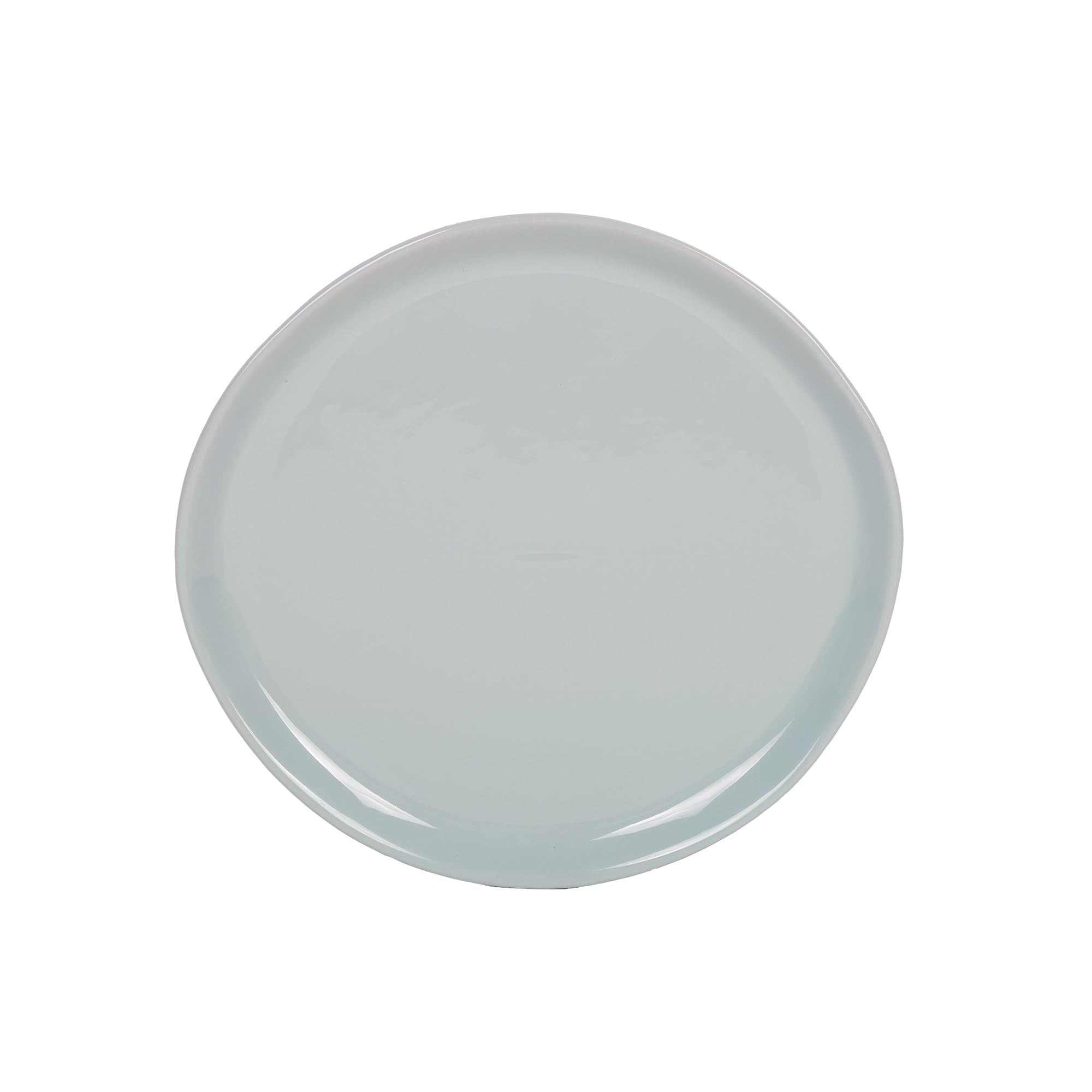 Cofan Vajilla de cerámica verde | Set de 12 piezas | Diseño irregular | Apta para lavavajillas y microondas