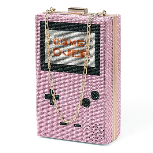Image of Women Retro Crossbody Bag Rhinestone Fun Unique Evening Clutch Purses for Women