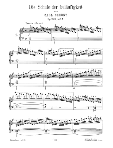 Schule der Geläufigkeit Opus 299 exercice Czerny méthode piano - 3