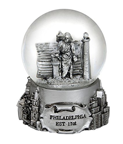 Americaware PSGPHI65 Philadelphia 65 mm Snow Globe
