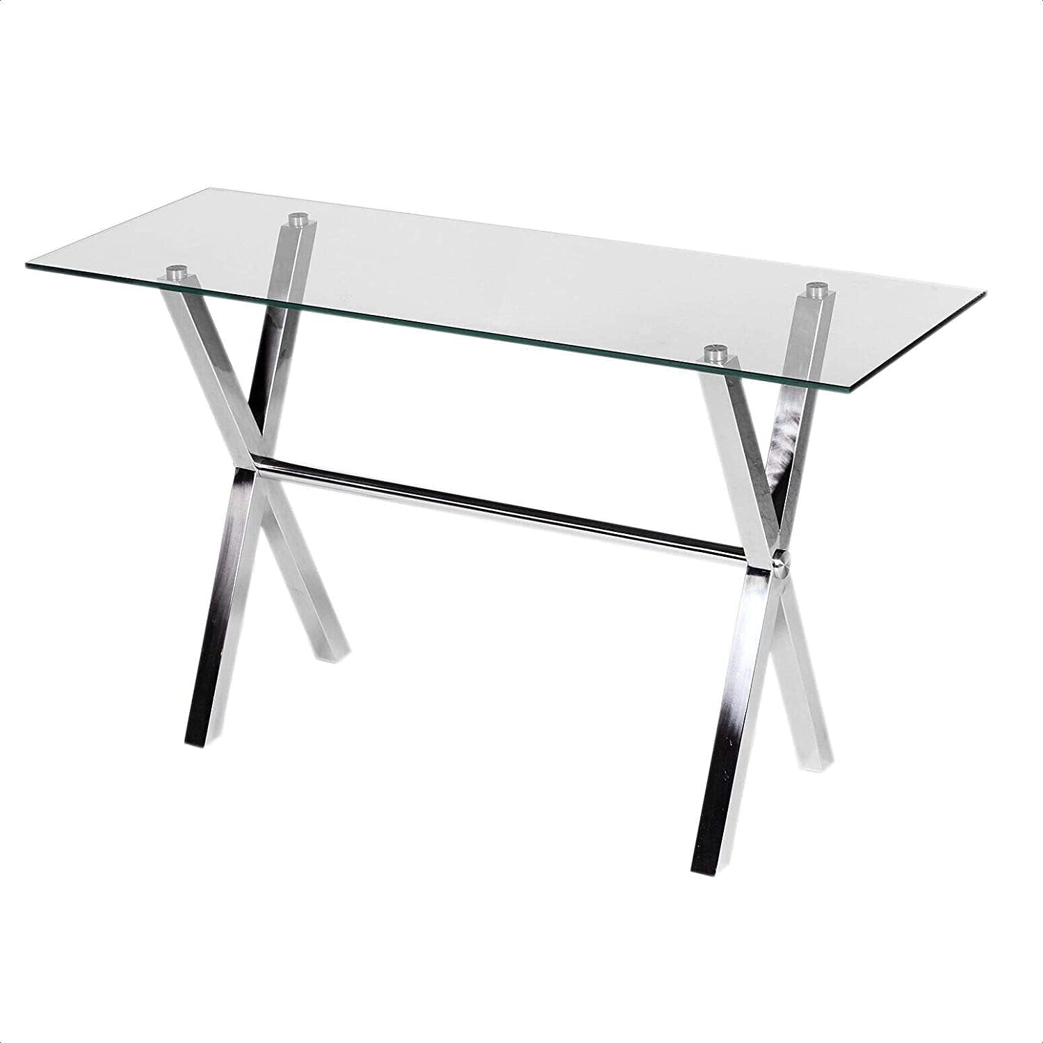 Console Table, Base Material: Stainless Steel, Adult Assembly Required: Yes