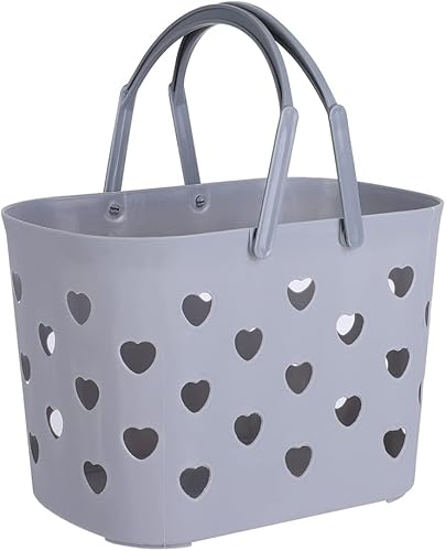 Ochine Organizador de ducha portátil de plástico, cesta de ducha, cesta de ducha, organizador de baño, caja de almacenamiento